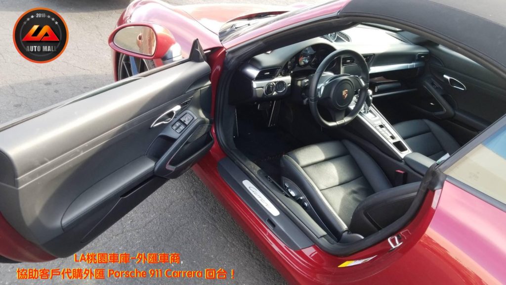 【台灣外匯車商推薦】​  LA-桃園車庫代購外匯 保時捷 Porsche 911 Carrera  敞篷回台價格會划算嗎? LA-桃園車庫是如何協助客戶從美國購車網站上挑選美規外匯車，並且代購回台灣呢?  購買外匯車有什麼保障及風險?  代購外匯 Porsche 911 Carrera 敞篷 價格、配備、馬力、規格、油耗介紹，  美國 保時捷 Porsche 911 Carrera 敞篷 外匯車代購回台流程分享。桃園、台北、新竹、北部地區有推薦的外匯車商嗎? LA桃園車庫是台灣Mobile01、PTT網友推薦的外匯車商之一!為什麼大家都要推薦LA-桃園車庫外匯車商代購外匯車呢?LA-桃園車庫評價又是如何？LA-桃園車庫是黑心車商嗎？